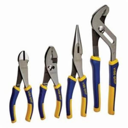 Irwin® 2078707 Professional-Grade Traditional Plier Set, Groove/Long Nose/Slip Joint/Tongue, 4 pc