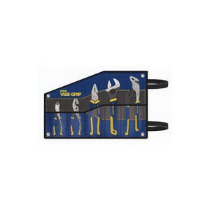 Irwin® 2078708 Vise-Grip® Traditional Plier Set, diagonal/Groove Joint/Linesman/Long Nose/Slip Joint, 5 pc, 2 in Max Jaw Opening