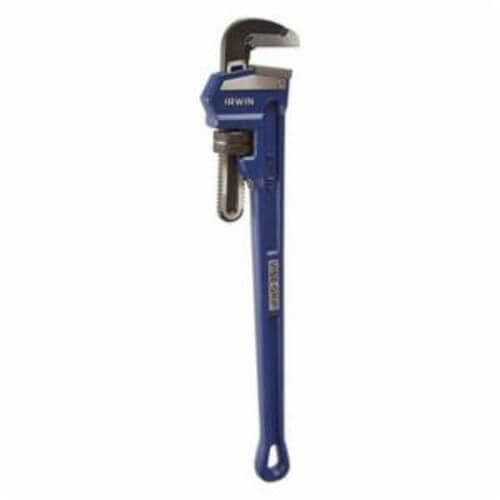 Irwin® Vise-Grip® 274104 Heavy Duty Pipe Wrench, 3 in Pipe, 24 in OAL, Quick-Adjusting Jaw, Blue Cast Iron Handle, Spin Nut Adjustment