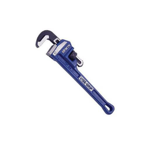 Irwin® Vise-Grip® 274102 Heavy Duty Pipe Wrench, 2 in Pipe, 14 in OAL, Quick-Adjusting Jaw, Blue Cast Iron Handle, Spin Nut Adjustment