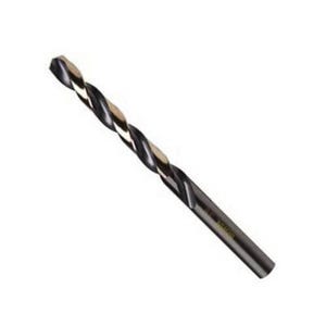 Irwin® 3019012B General Purpose Jobber Length Drill Bit, 3/16 in Drill - Fraction, 0.1875 in Drill - Decimal Inch, 135° Point, HSS, Black/Gold Oxide