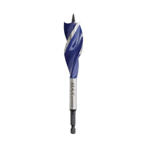 Irwin® Speedbor® 3041007 Max Speed™ Standard Length Spade Bit, 1 in dia, 6 in OAL, 2-3/4 in L, 1/4 in Shank