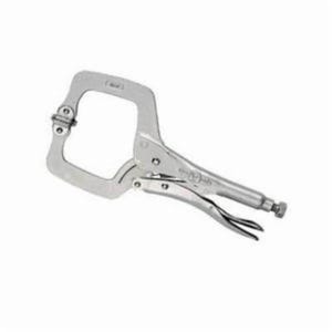 Irwin® Vise-Grip® Original™ 20 11SP® Fixed Tip Standard Locking C-Clamp with Swivel Pad, Nickel Plated, 2-5/8 in D Throat