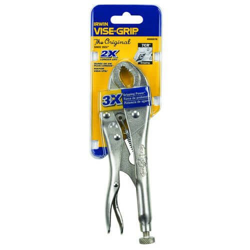 Irwin® 4935578 Vise-Grip® Original™ Locking Plier, 1-1/2 in Nominal, Classic Trigger Locking, Alloy Steel Curved Jaw, 7 in OAL