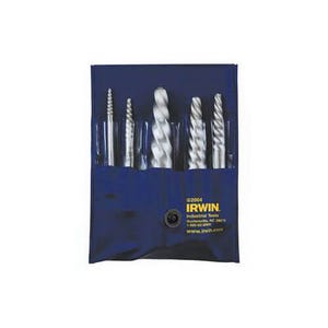 Irwin® Hanson® 53535 535 Series Spiral Flute Screw Extractor Set