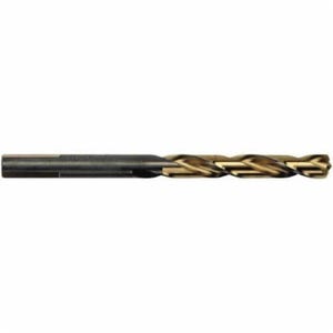 Irwin® Turbomax® 73317 Jobber Length Drill Bit, 17/64 in Drill - Fraction, 0.2656 in Drill - Decimal Inch, 135° Point, HSS, Black/Gold Oxide