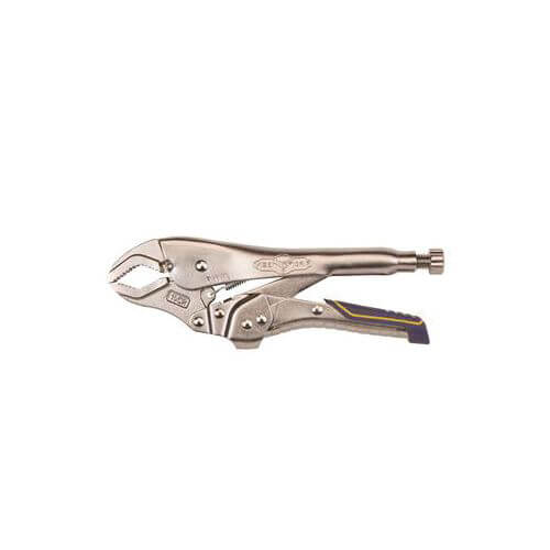 Irwin® IRHT82574 Vise-Grip® New Fast Release™ Locking Plier, 1-1/2 in Nominal, 1-3/16 in L x 3/8 in W x 5/16 in Thick Alloy Steel Curved Jaw, 7 in OAL