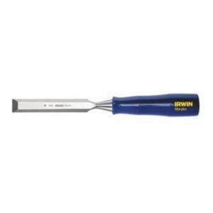 Irwin® Marples® M44434N Blue Chip® Woodworking Chisel, 3/4 in Beveled High Quality Hardened Steel Tip, 4-1/2 in OAL, 3/4 in W Blade, Polypropylene Handle