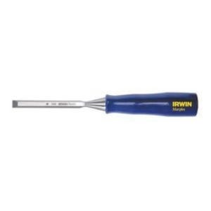 Irwin® Marples® M44438N Blue Chip® Woodworking Chisel, 3/8 in Beveled High Quality Hardened Steel Tip, 4-1/2 in OAL, 3/8 in W Blade, Polypropylene Handle
