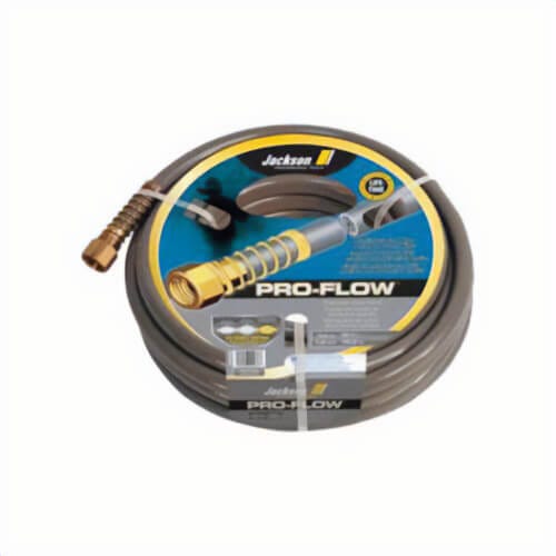 Jackson® 4004100 Pro-flow Heavy Duty Professional Hose, 3/4 in Nominal, 100 ft L, 450 psi Working, Brass/PVC
