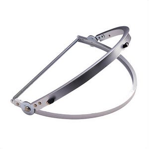 Jackson Safety* 14393 Model H Cap-Style Adapter, for use with Full Brim Hard Hat, Aluminum, Silver