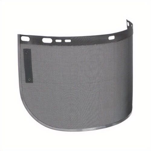 Jackson Safety* 29055 F60 C Shape Bound Face Shield Window, Black, Wire Mesh, 8 in H x 15-1/2 in W x 0.02 in thick Visor
