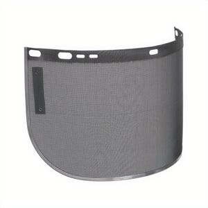 Jackson Safety* 29055 F60 C Shape Bound Face Shield Window, Black, Wire Mesh, 8 in H x 15-1/2 in W x 0.02 in thick Visor