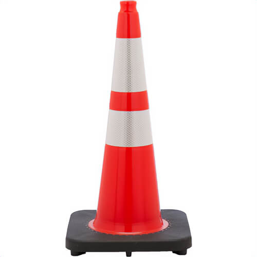JBC™ RS70045SR3M64 Reflective Safety Traffic Cone Set