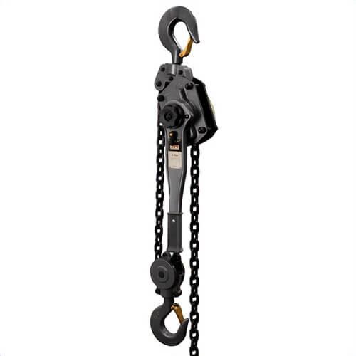 JET® 287602 JLP-A Lever Chain Hoist, 6 ton Load, 15 ft Lifting, 16-1/7 in Lever, 77 lb Rated, 24-2/5 in Headroom