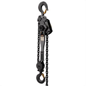 JET® 287602 JLP-A Lever Chain Hoist, 6 ton Load, 15 ft Lifting, 16-1/7 in Lever, 77 lb Rated, 24-2/5 in Headroom