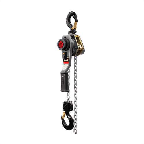 JET® 376301 JLH Lever Chain Hoist with Overload Protection, 1.5 ton Load, 10 ft H Lifting, 74.89 lb Rated, 1.26 in Hook Opening