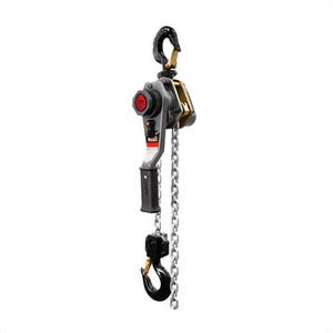 JET® 376301 JLH Lever Chain Hoist with Overload Protection, 1.5 ton Load, 10 ft H Lifting, 74.89 lb Rated, 1.26 in Hook Opening