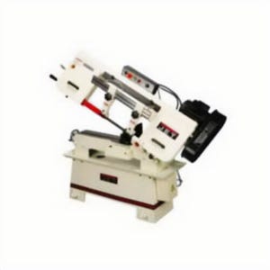 JET® 414450 Horizontal Step Pulley Band Saw, 9 in Round, 9 x 13 in and 9 x 8 in Rectangle 45° Capacity, 9 in Round