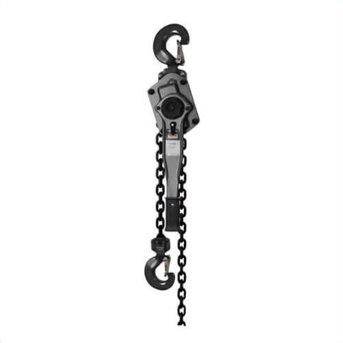 JET® 287803 JLP-A Lever Chain Hoist with Shipyard Hook, 3 ton, 20 ft Lifting, 16-1/7 in Lever, 71 lb Rated, 18-8/9 in Headroom