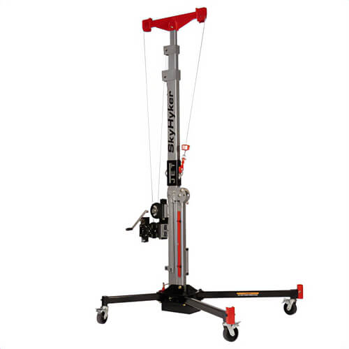 JET® JT1-595 SkyHyker™ Jobsite Material Lift, 25 ft Lifting Height, 2,000 Lift Capacity, Self Latching Safety Hook