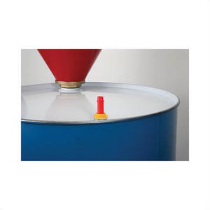 Justrite® 08530 Manual Close Vertical Fill Drum Gauge, 5 in H x 3/4 in W, 3/4 in NPT/NPS Connection