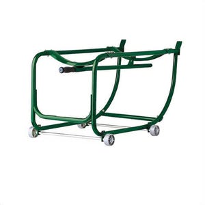 Justrite® 08800 Manual Close Drum Cradle, 600 lb Load, Use with 55 gal Drums, Green/Silver