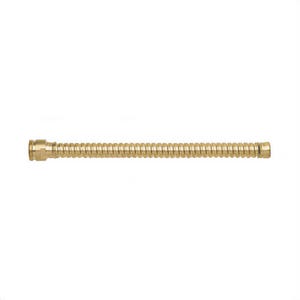 Justrite® 08930 Flexible Hose Extension, 0.819 in OD x 8 in L, For Use with 08902, 08910 and 08955 Safety Drum Faucets, Brass, Brass
