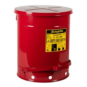 Justrite® 09508 Can, OWC with Sandguard CVR, 14G, Red