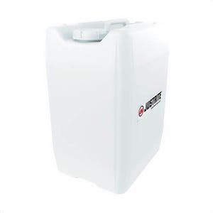 Justrite® 12951 Rectangular Carboy, 20 L, 70 mm Closure, 15-1/2 in H x 9 in W, High Density Polyethylene Body