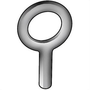 Ken Forging K2017 Machinery Eye Bolt without Shoulder, 2-1/2 in - 4, 5 in Shank, 4 in ID, Steel, Plain