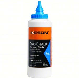 Keson® 12B Odorless Chalk, 12 oz, Ultra-Fine, Blue