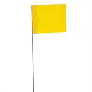 Keson® STK21Y Wire Marking Flags, Yellow, 100 pk