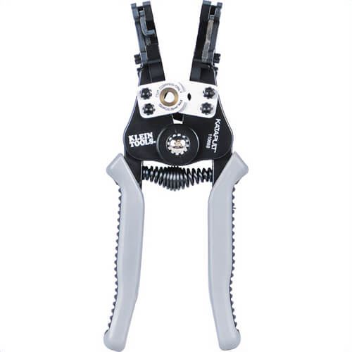 Klein® 11069S Solar Automatic Wire Stripper, Gray Pantone 429C and Black, Steel