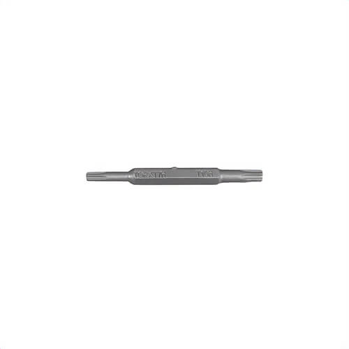 Klein® 13104 Screwdriver Bit, Double-Ended Replacement Tamperproof, Imperial, T7, T10 point, Torx® point, 1-1/2 in OAL