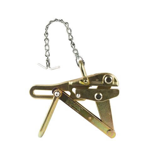 Klein® Chicago® 16845CAT Guy Wire Grip With Chain, 0.218 to 0.55 in dia Cable, 5 in L Jaw, 8000 lb Load