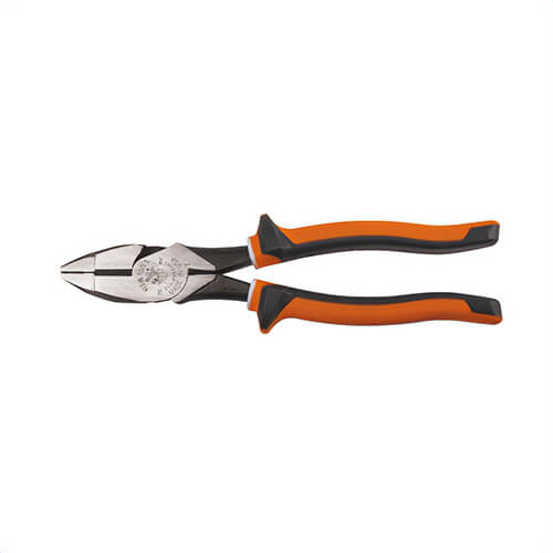 Klein® 2138NEEINS New England Nose Cutting Plier, 1.438 in L x 1.109 in W x 5/8 in Thick Steel Jaw, High Leverage/Side Cut, 8.82 in OAL, ASTM Specified