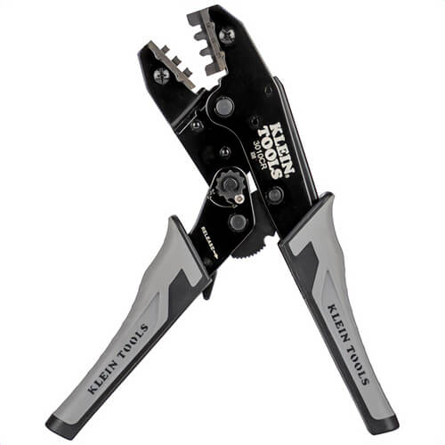 Klein® 3010CR Solar Ratcheting Crimper for MC4® Connectors, Steel