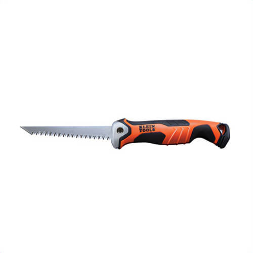 Klein® 31737 Jab Saw, Folding, 5.2 in Blade Length, Carbon Steel Blade, 8 TPI, Triple Ground Teeth, 11.9 in OAL