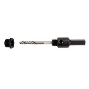 Klein® 31905 Hole Saw Arbor, Threaded, 3/8 in Shank, Hex Shank, 3/8 in Hole Saw dia, 1/8 in Pilot Drill, 4-1/2 in OAL