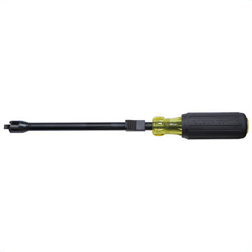 Klein® 32215 Screwdriver, Screw Holding, Imperial, Cabinet point, 1/4 in point, 11-1/4 in OAL