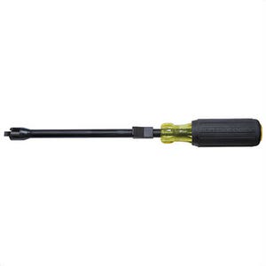 Klein® 32215 Screwdriver, Screw Holding, Imperial, Cabinet point, 1/4 in point, 11-1/4 in OAL