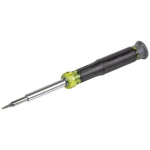 Klein® 32314 14-in-1 Precision Multi-Bit Screwdriver/Nut Driver, 8 pcs, #00 to #0, 3/32 to 1/4 in, T7 to T15 Range, Cushion Grip Handle, Steel