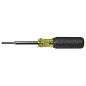 Klein® 32560 6-in-1 interchangeable Extended Reach Multi-Bit Screwdriver, 9-7/64 in OAL