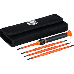 Klein® 32584INSR Insulated Precision Screwdriver Set 8-in-1 with Case