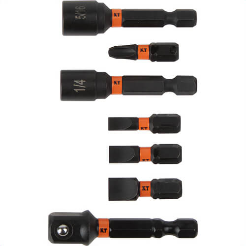 Klein® 33801 Impact Driver Bit Set, 40 pc