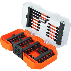 Klein® 33801 ProFlex® Impact Driver Bit Set, 40 pc