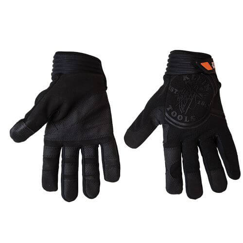 Klein® Journeyman™ 40234 Unisex Gloves, XL, Fabric, Black