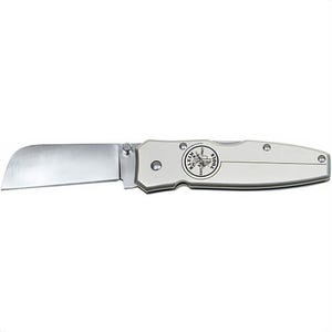 Klein® 44007 1-Blade Lightweight Pocket Knife, AUS8 Stainless Steel Coping Blade, 2-1/2 in L Blade, Lock Back Opening, Yes