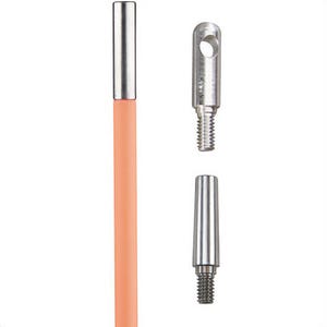 Klein® 50053 Lo-Flex Glow Rod, Fiberglass, 5 ft, Bullet Nose Attachments